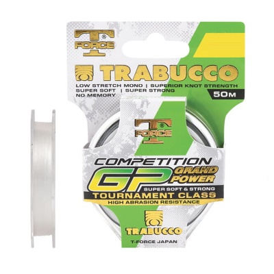 Леска TRABUCCO T-FORCE COMPETITION GP GRAND POWER 50 м 0,10 мм