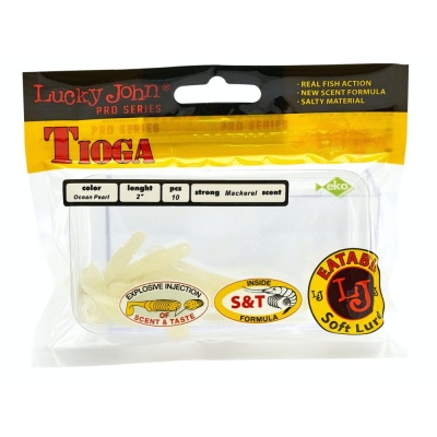 Виброхвосты съедобные искусственные LJ Pro Series TIOGA 2.0in(05.00)/033 10шт.