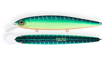 Воблер Strike Pro Bold 110SP, 15,4гр, 0,8-1,5м, A223S-RP Pearl Mat Tiger