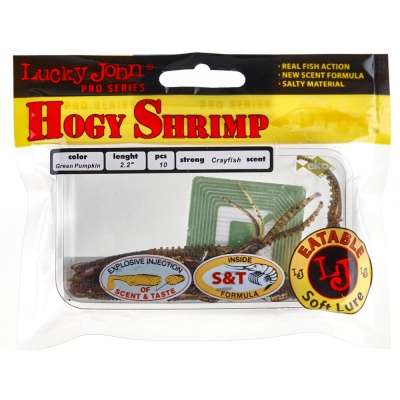 Виброхвосты съедоб. искусст. LJ Pro Series HOGY SHRIMP 2,2in(05.60)/PA03 10шт.