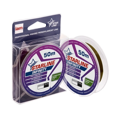 Леска STARLINE INFINITY 50м Chameleon Green 0.203