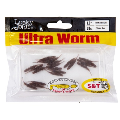 Слаги съедобные искусственные LJ Pro Series ULTRAWORM 1,0in (02.54)/S19 20шт.