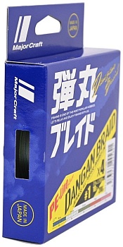 Шнур Major Craft 200m X4 (мультиколор) DB4-200MC #0.6/0.10mm 12lb/4.8kg