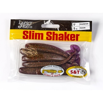 Виброхвосты съедоб. искусст. LJ Pro Series SLIM SHAKER 4in (10.00)/S13 6шт.