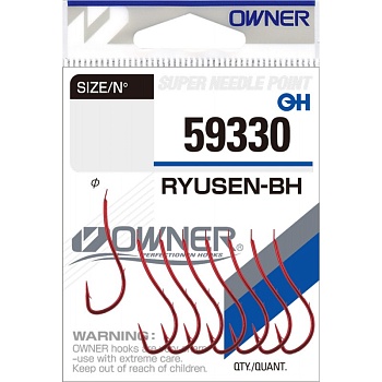 Крючок OWNER Ryusen BH red №10 12шт