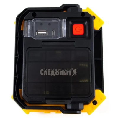 Фонарь кемпинговый "СИБИРСКИЙ СЛЕДОПЫТ-BRIGHT", 1 COB, Power Bank, аккум. 2х2200 мAh /60/
