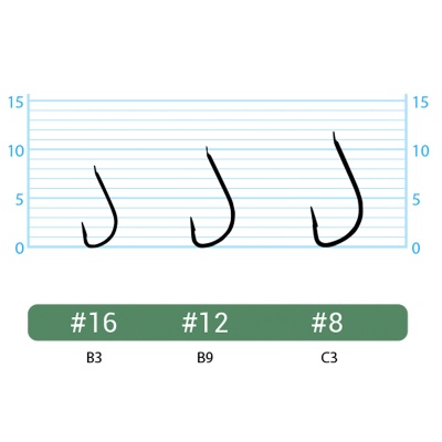 Крючок OWNER Kappa-2 brown №14 18шт