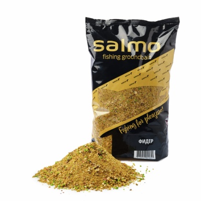 Прикормка рыболовная SALMO Фидер, 1кг