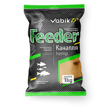 Прикормка Vabik FЕЕDER Конопля 1кг