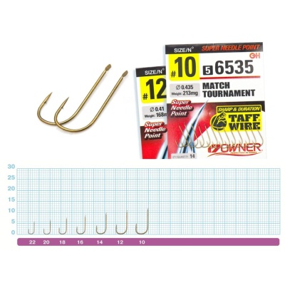 Крючок OWNER Match Tournament brown №12 14шт