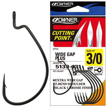 Крючок OWNER Wide Gap Plus BC №1/0 6шт