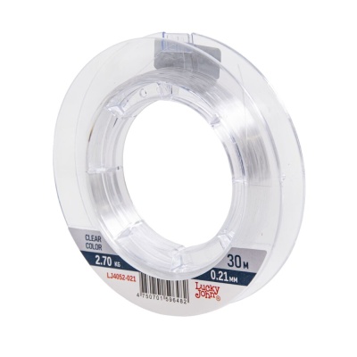 Леска моно. Lucky John FLUOROCARBON Hard 030/021