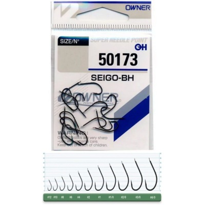 Крючок OWNER Seigo-BH black №12 14шт