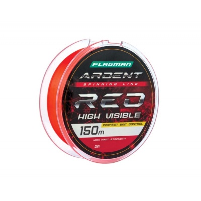 Леска FLAGMAN Ardent Red 150m 0,22mm