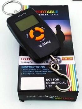 Весы безмен электронные 0-10kg/5g 10-45kg/10g