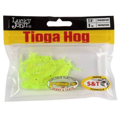 Виброхвосты съедоб. искусст. LJ Pro Series TIOGA HOG 2.5in (06.35)/071 9шт.