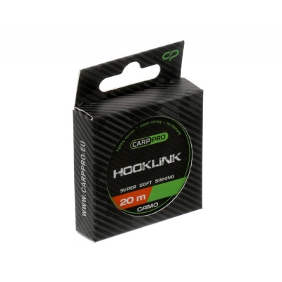 Поводковый материал без оболочки CARP PRO Sinking Hooklink Camo 10 LB 20m