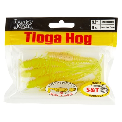 Виброхвосты съедоб. искусст. LJ Pro Series TIOGA HOG 3.5in (08.90)/T66 6шт.