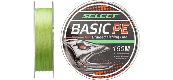 Шнур Select Basic PE X4 150m (салатовый) 0.16mm 18LB/8.3kg