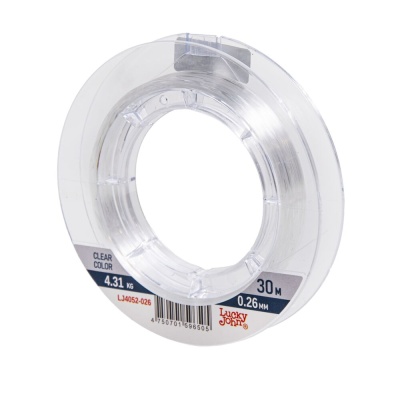 Леска моно. Lucky John FLUOROCARBON Hard 030/026