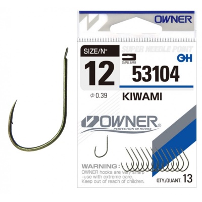 Крючок OWNER Kiwami green №12 13шт
