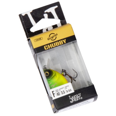 Воблер Lucky John Original CHUBBY 40F, 3.5гр, 0-0.4м, 009