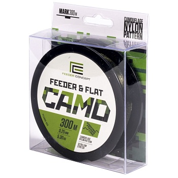 Леска моно. Feeder Concept FEEDER & FLAT Camo 300/025