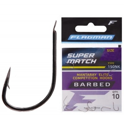 Крючки FLAGMAN Super Match № 16 10шт