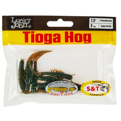 Виброхвосты съедоб. искусст. LJ Pro Series TIOGA HOG 2.5in (06.35)/071 9шт.