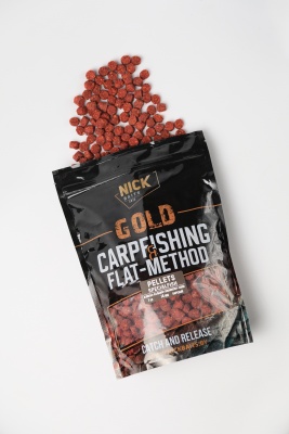 Прикормка рыболовная пеллетс NICK BAITS GOLD "SPECIALFISH 14 мм" Клюква-Кальмар 1 кг, 14 мм