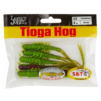 Виброхвосты съедоб. искусст. LJ Pro Series TIOGA HOG 3.5in (08.90)/T44 6шт.