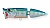 Воблер Поппер составной Strike Pro Pike Pop Joint 75, 11 гр, A150-713 UV Blue Silver OB