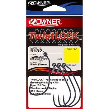 Крючок OWNER Twist Lock CPS BC №1/0 4шт