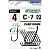 Крючок OWNER Carp Down BC №1 8шт