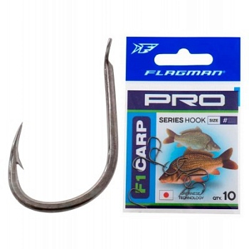 Крючки FLAGMAN F1 Pro Carp # 10 10шт