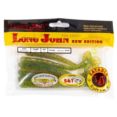 Виброхвосты съедоб. искусст. LJ Pro Series LONG JOHN 4.2in(10.70)/T51 6шт.