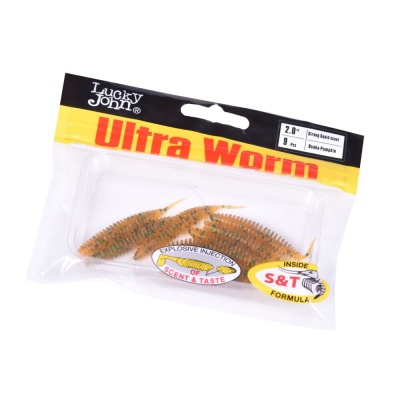Слаги съедобные искусственные LJ Pro Series ULTRAWORM 2,0in (05.00)/PA19 9шт.