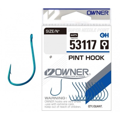 Крючок OWNER Pint Hook blue №12 13шт