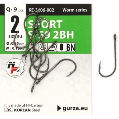 SPORT S-59 2BH # 4 BC 9 шт.(широкое ухо)