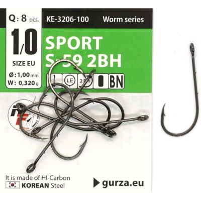 SPORT S-59 2BH # 4 BC 9 шт.(широкое ухо)