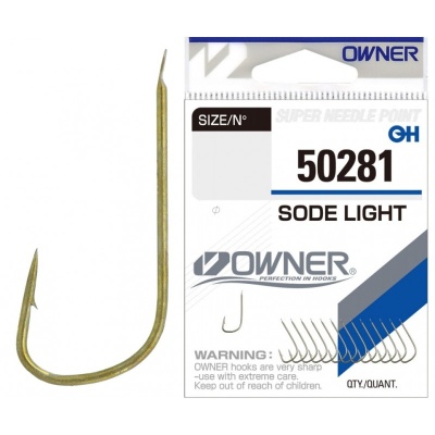 Крючок OWNER Sode Light brown №16 14шт