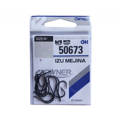 Крючок OWNER Izu Mezina black №12 17шт