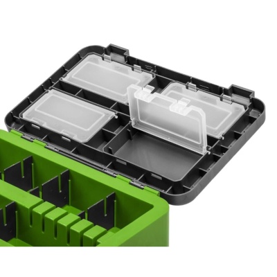 Ящик зимний Helios Ice Fishing BOX серый/салатовый 19л