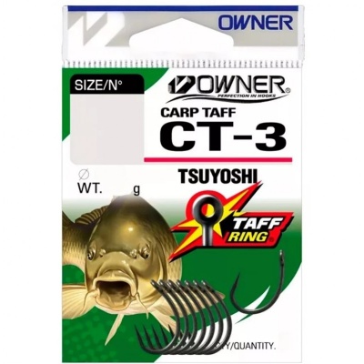 Крючок OWNER Carp Taff  Tsuyoshi teflon №2 6шт