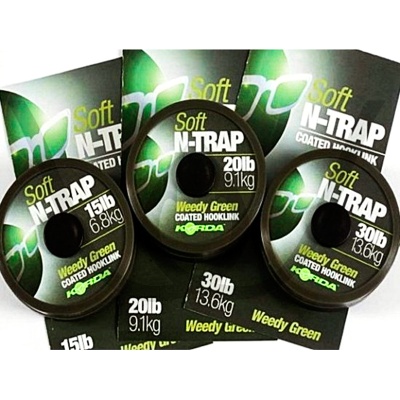 Поводковый материал KORDA N-Trap Soft Gravel 20lb 20м