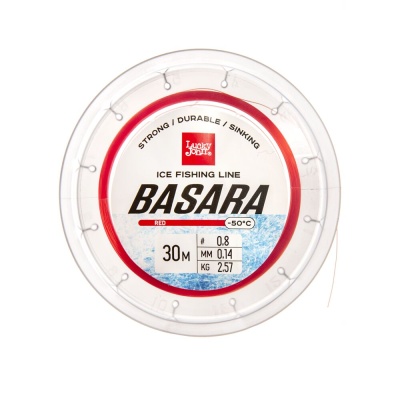 Леска моно. зим. Lucky John BASARA Red 030/014