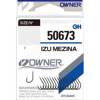 Крючок OWNER Izu Mezina black №10 17шт