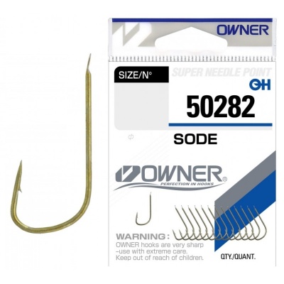 Крючок OWNER Sode brown №12 14шт