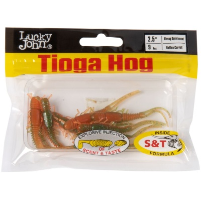 Виброхвосты съедоб. искусст. LJ Pro Series TIOGA HOG 2.5in (06.35)/T56 9шт.