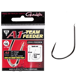 Крючки рыболовные Gamakatsu A1 TEAM FEEDER HOOKS FINE FEEDER #16